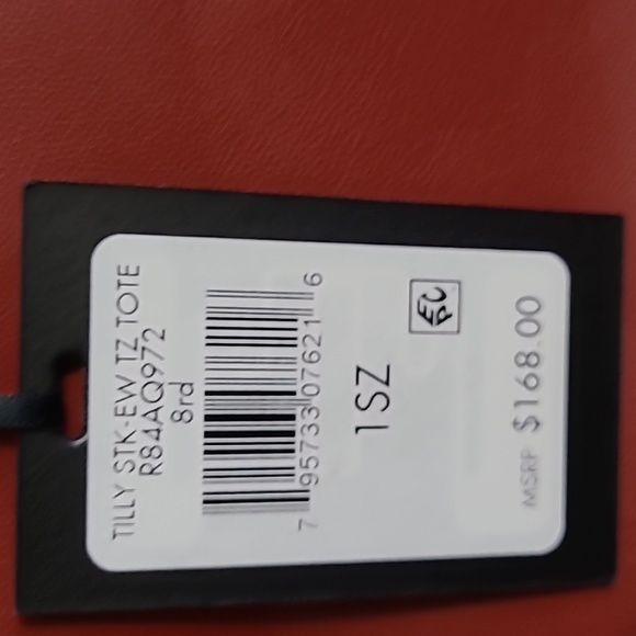 DKNY New York medium, red, tote - Picture 6 of 6